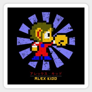 Alex Kidd Retro Japanese Sticker